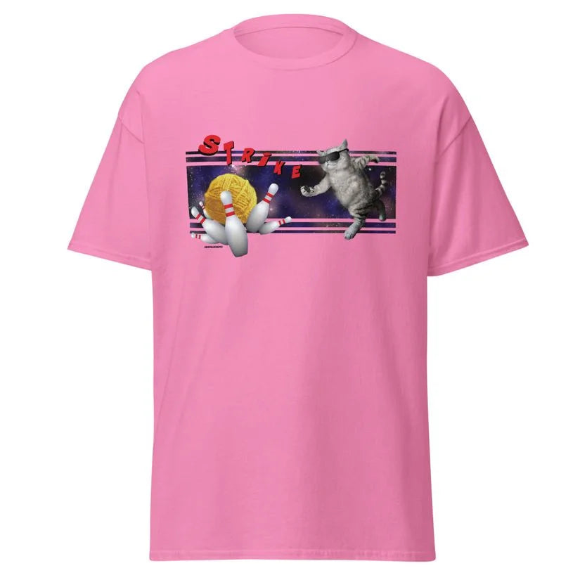 Bowling space cat T-Shirt