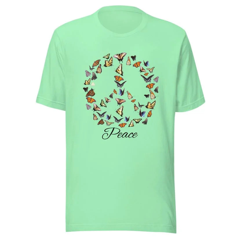 Peace sign butterfly T-Shirt