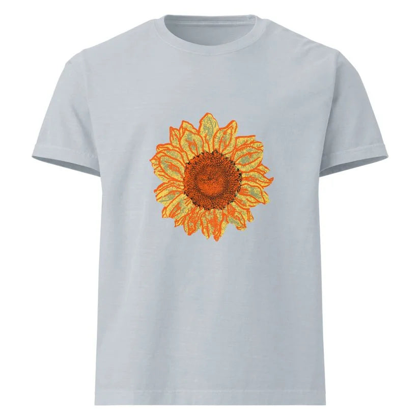 Artsy sunflower oversized T-Shirt