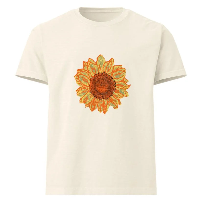 Artsy sunflower oversized T-Shirt