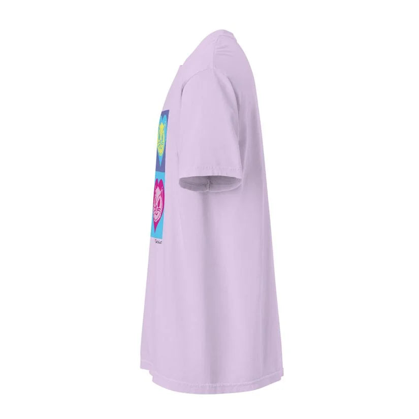 Heart pop art cat T-Shirt